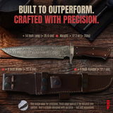 Patriot Damascus Hunting Knife, photo 3
