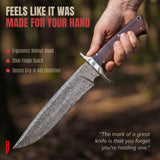 Patriot Damascus Hunting Knife, photo 8