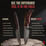 Bear Hunter Damascus Hunting Knife, photo 1