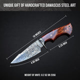 Predator Hunter Damascus Knife