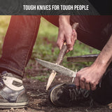 Screaming Eagle Damascus Hunting Knife II