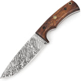 Hunter's Skinner Damascus Hunting Knife