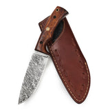 Hunter's Skinner Damascus Hunting Knife