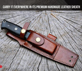 Black Panther D2 Steel Hunting Knife