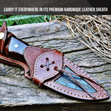 Jaguar Hunter Damascus Knife