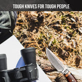 Wild Tiger Damascus Hunting Knife