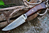 California Damascus Hunting Knife