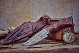 Bladesmith Pride Damascus Hunting Knife