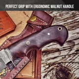 Deer Hunter Damascus Knife