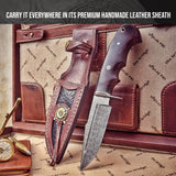 Deer Hunter Damascus Knife