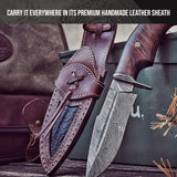 Beast Hunter Damascus Hunting Knife