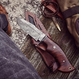 Beast Hunter Damascus Hunting Knife