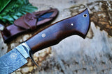 Rabbit Hunter Damascus Knife
