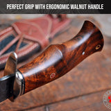 Viper Hunter Damascus Hunting Knife