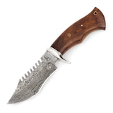 Viper Hunter Damascus Hunting Knife