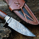 Cougar Hunter Damascus Knife