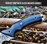 Bald Eagle Damascus Hunting Knife