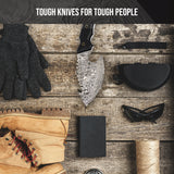 Bald Eagle Damascus Hunting Knife