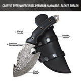 Bald Eagle Damascus Hunting Knife