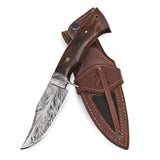 Bladesmith Pride Damascus Hunting Knife