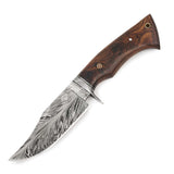 Bladesmith Pride Damascus Hunting Knife