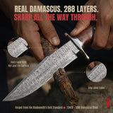 Raptor Damascus Hunting Knife, photo 4