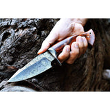 Predator Hunter Damascus Knife