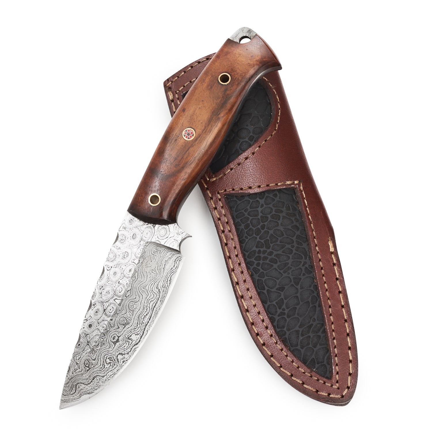 Bravo Damascus Hunting Knife – Bigcat Knife