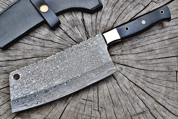 The Cleaver Chef Damascus Knife
