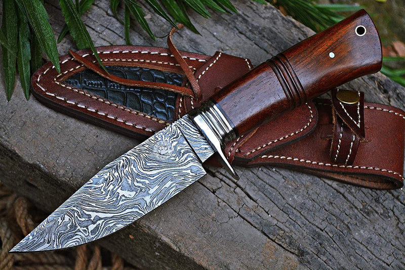 Cougar Hunter Damascus Knife