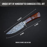 Cougar Hunter Damascus Knife