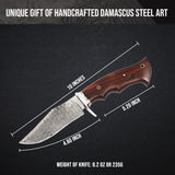 Wolverine Hunter Damascus Hunting Knife